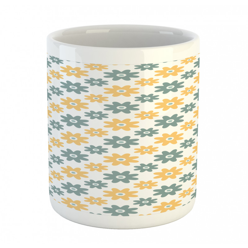 Retro Daisies Mug