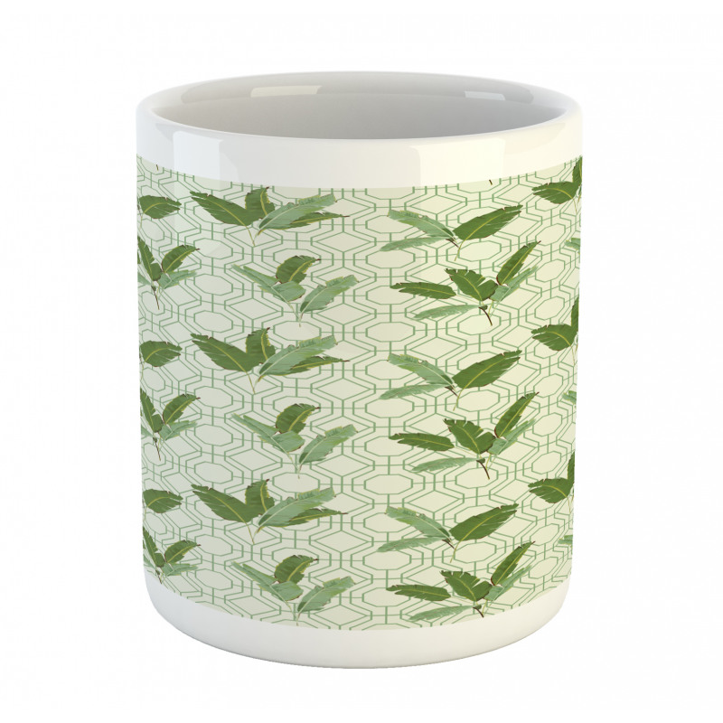 Palm Leaves Geometric Mug