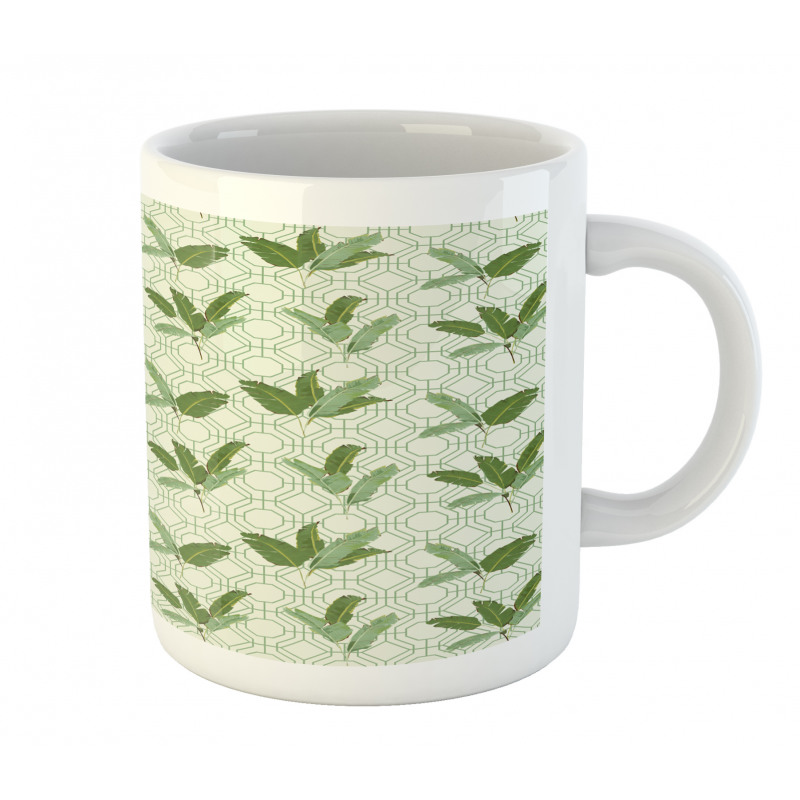 Palm Leaves Geometric Mug