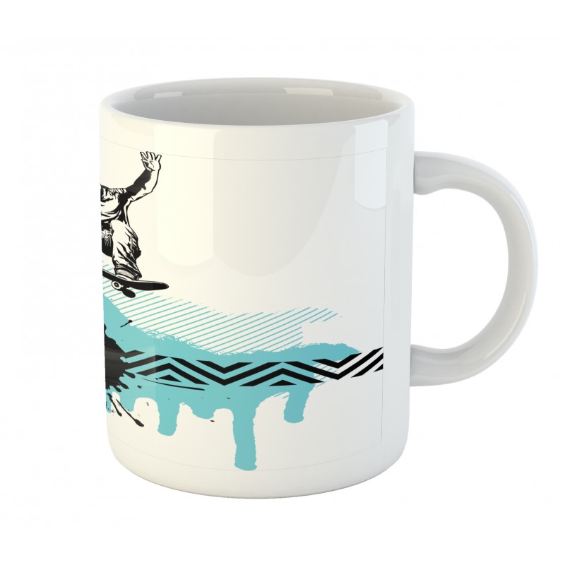 Young Boy Skater Exotic Mug