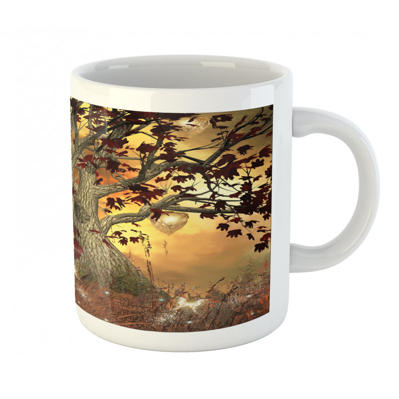 Tree Earthy Color Tones Mug