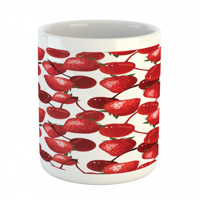 Cherry Picnic Spring Fruits Mug