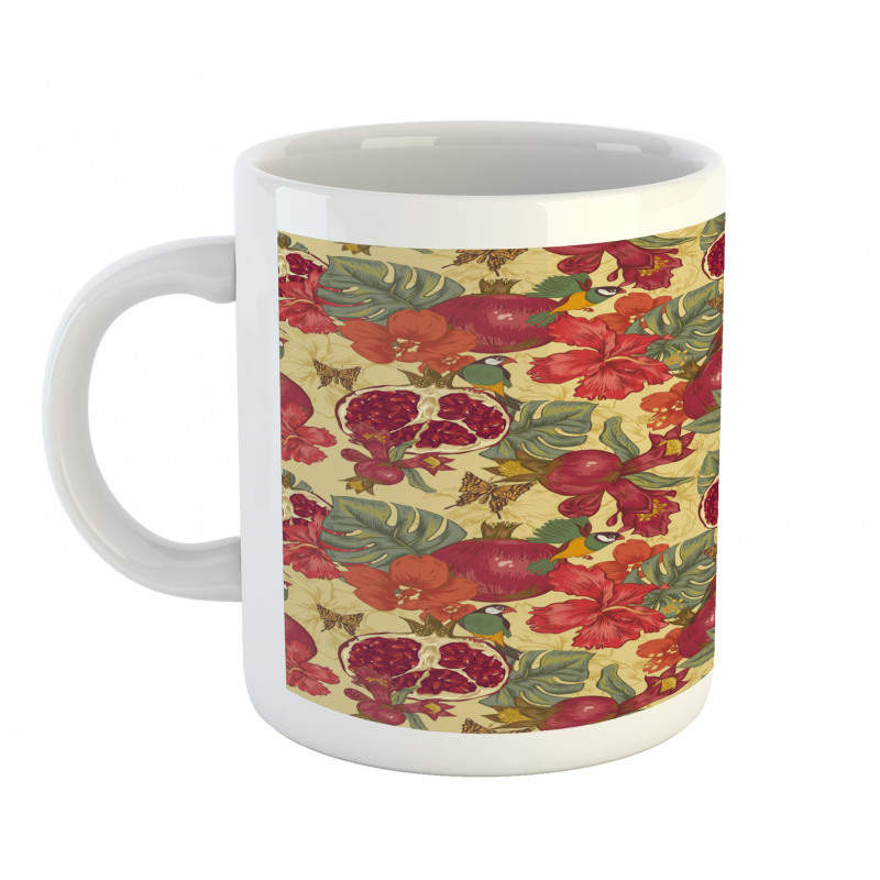 Exotic Wild Tropic Birds Mug