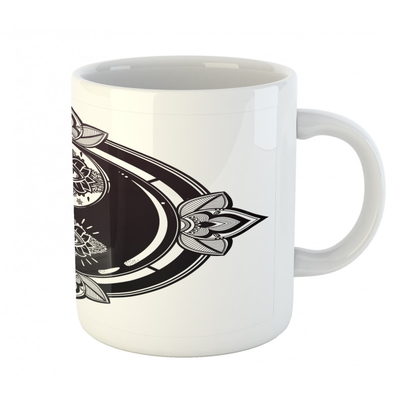 Floral Third Eye Sign Mug