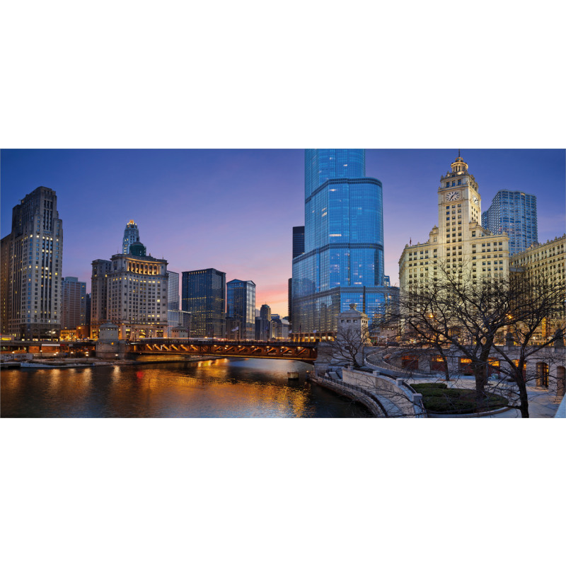 Chicago River Scenery Mug