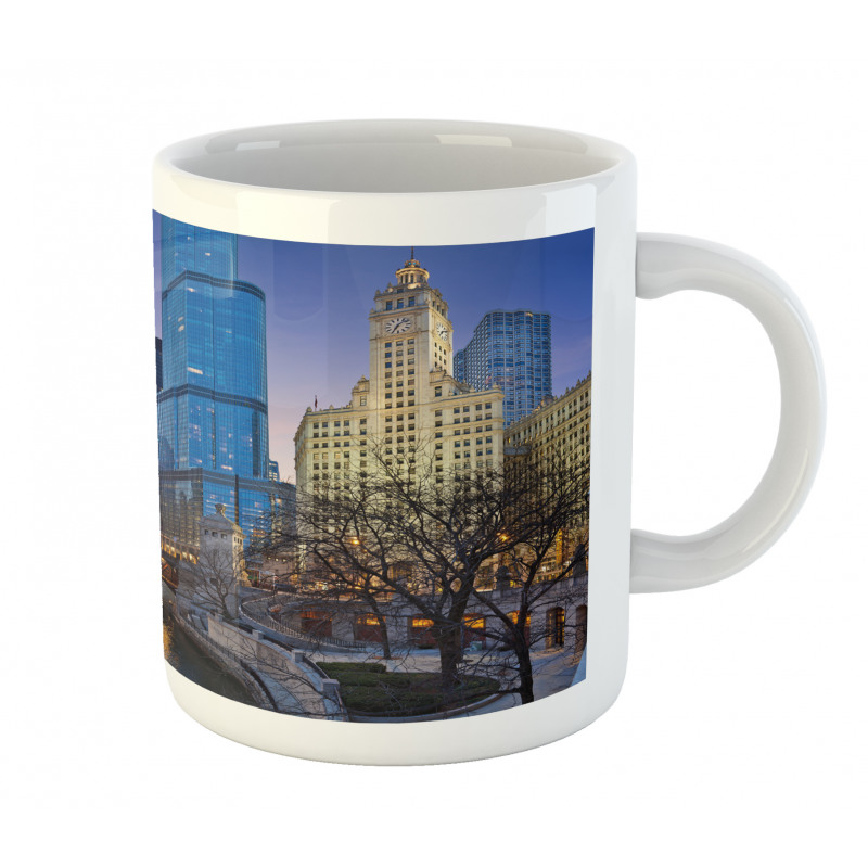 Chicago River Scenery Mug