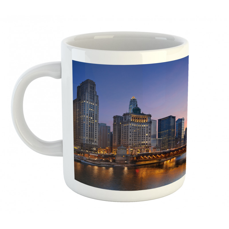 Chicago River Scenery Mug