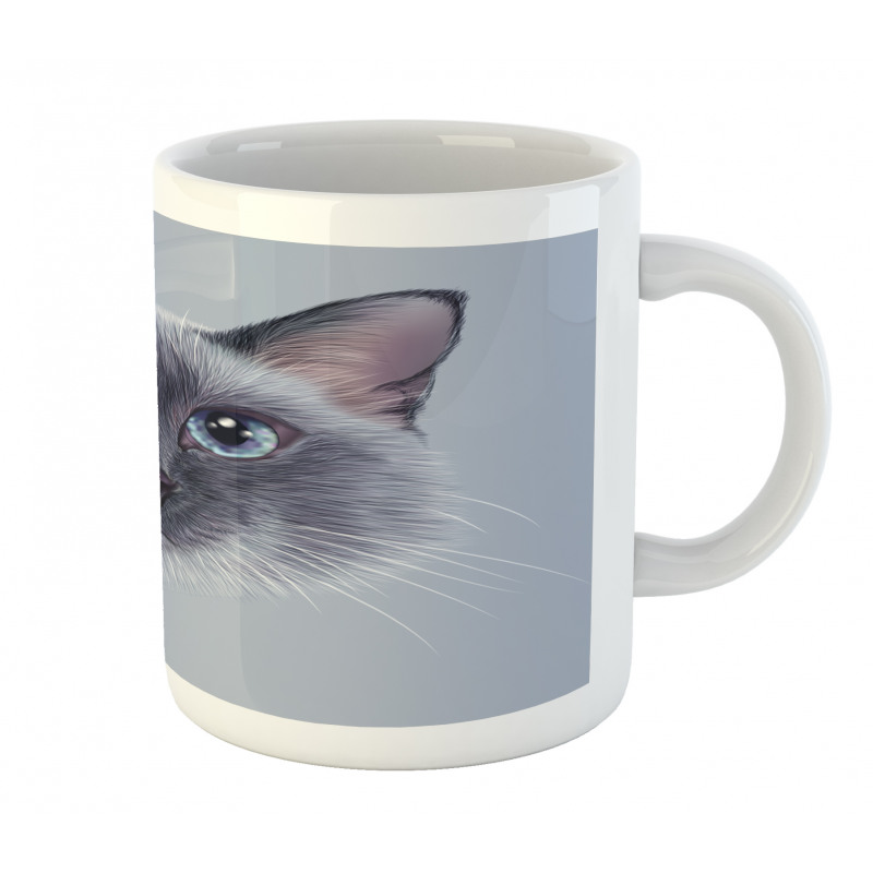 Siamese Cat Portrait Mug