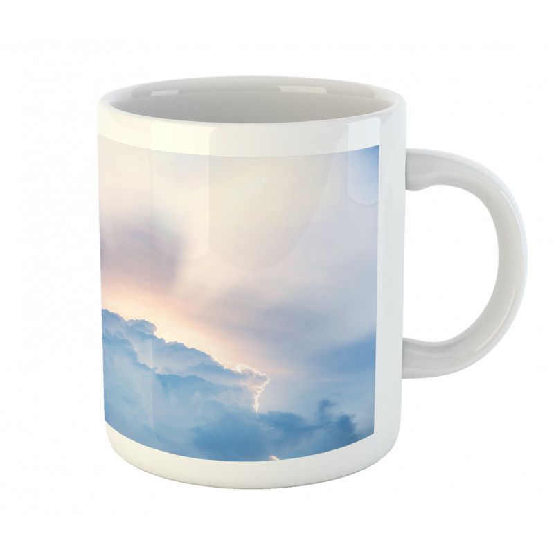 Sunbeam and Fluffy Clouds Mug