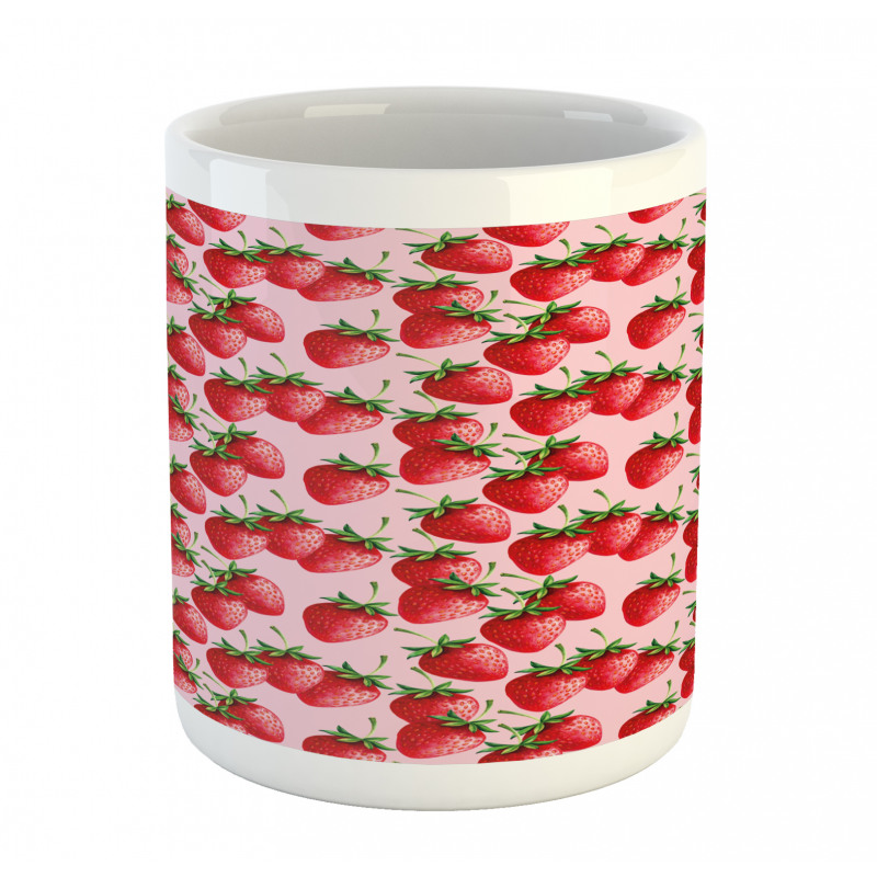 Juicy Strawberries Fruit Mug