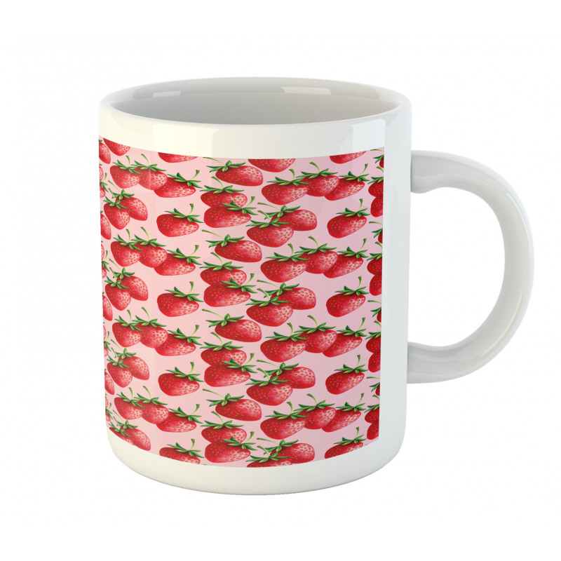 Juicy Strawberries Fruit Mug