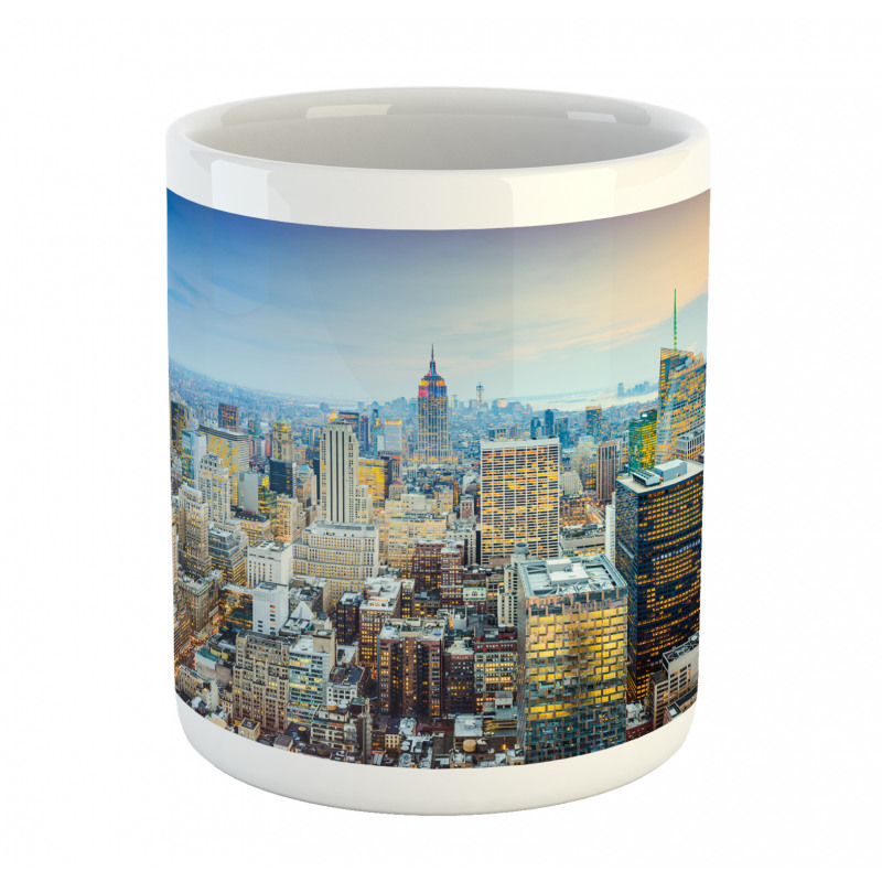 Aerial View New York City Mug