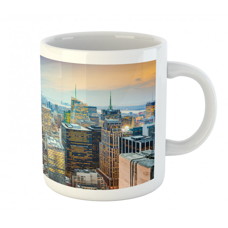 Aerial View New York City Mug