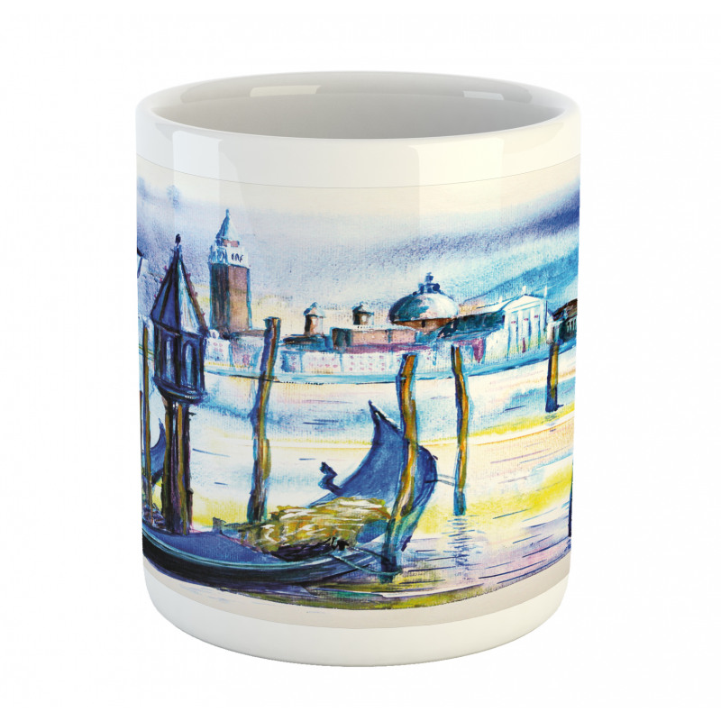 Boat in Venice Italy Mug