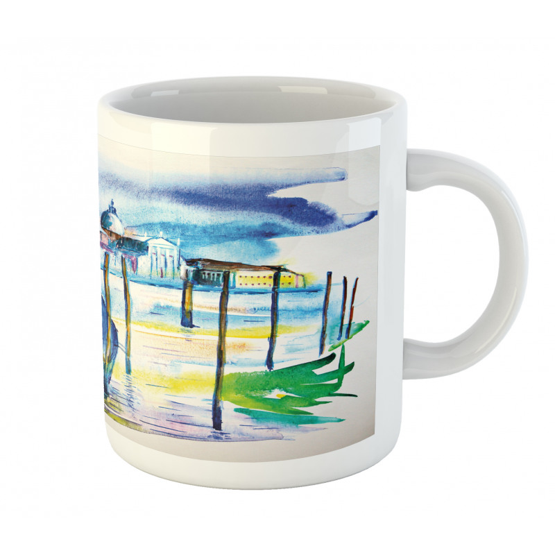 Boat in Venice Italy Mug