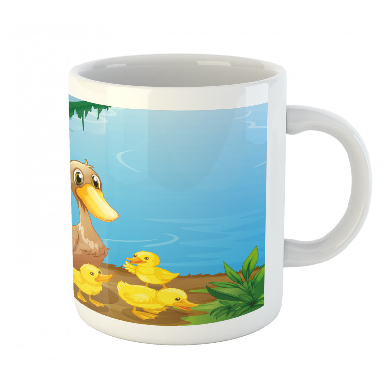 Duck and Ducklings Mug