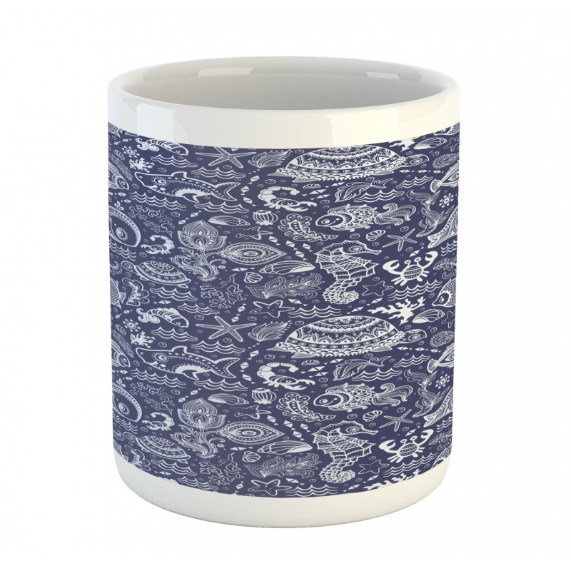 Shells and Plants Mug