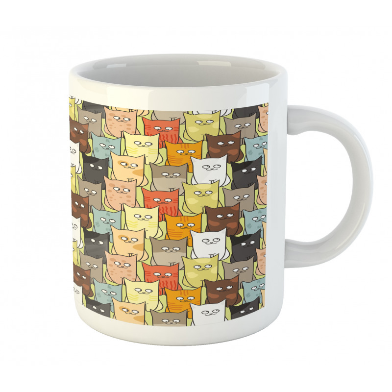 Funny Colored Cartoon Mug