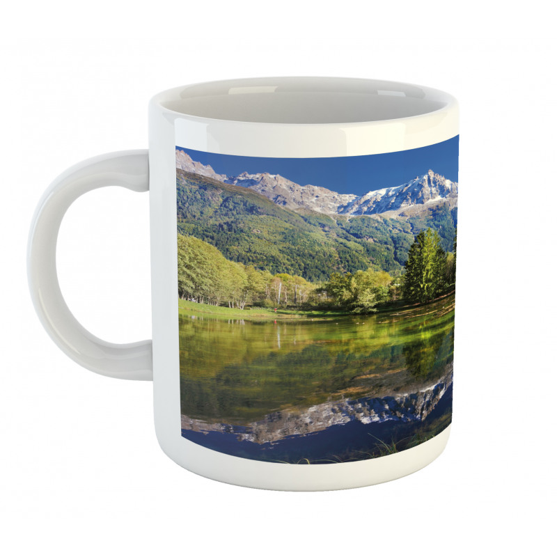 Mountain Lake Evergreen Mug