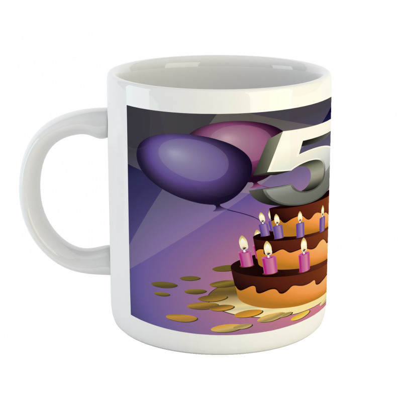 Cake with Candles Mug