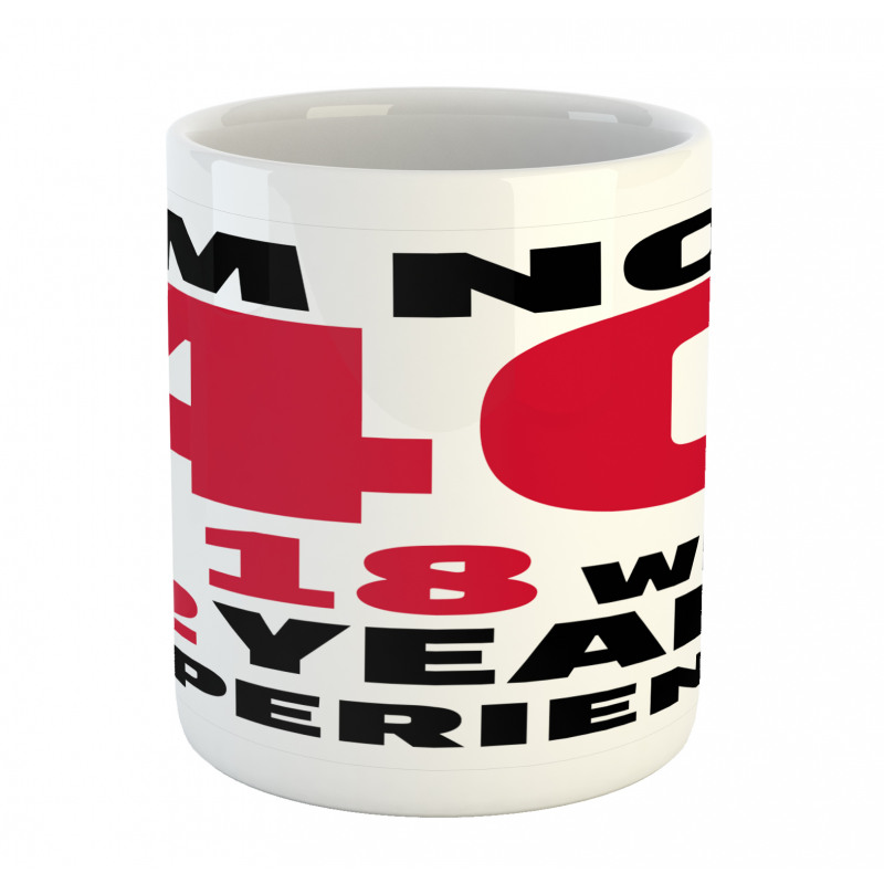 Feel 18 Words Mug