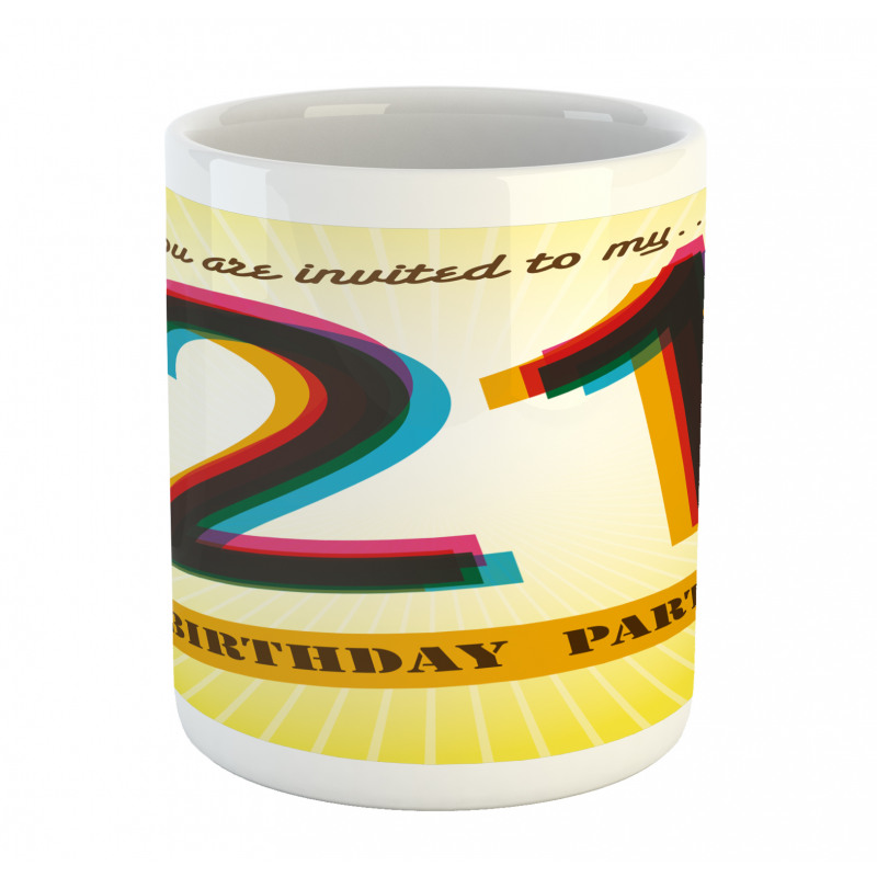 Radial Backdrop Mug