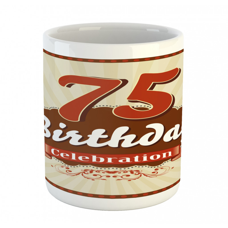 Birthday Age Number Mug