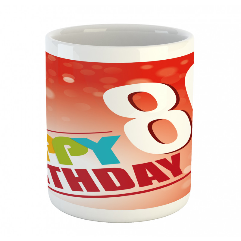 80 Old Birthday Party Mug