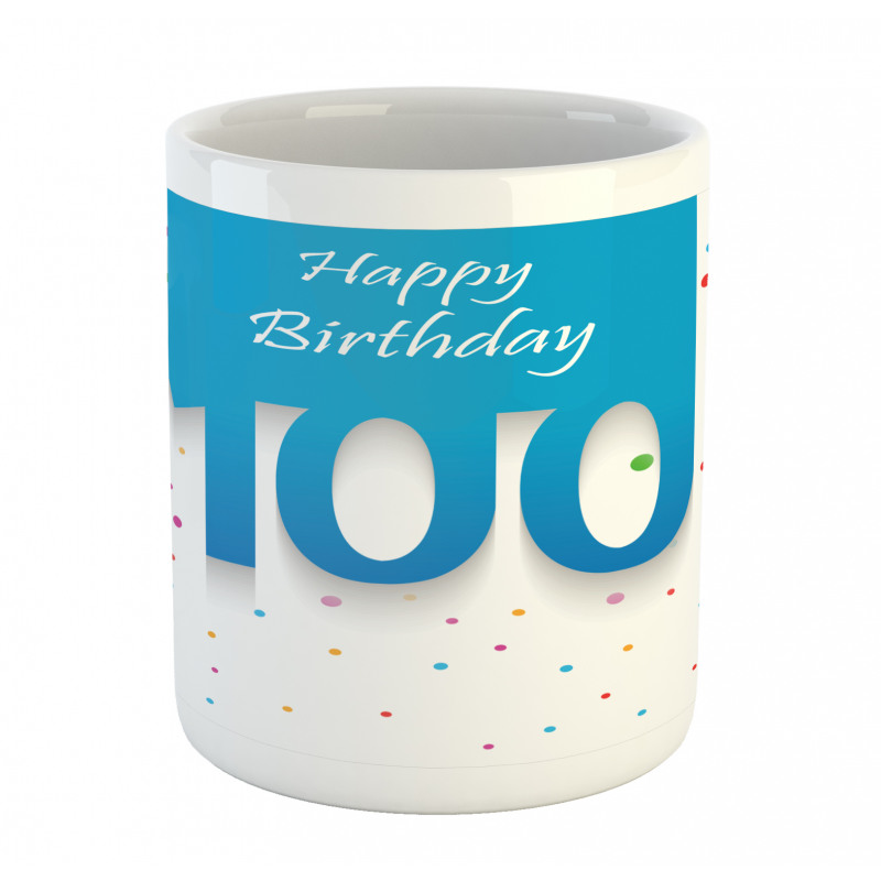 100 Years Birthday Mug