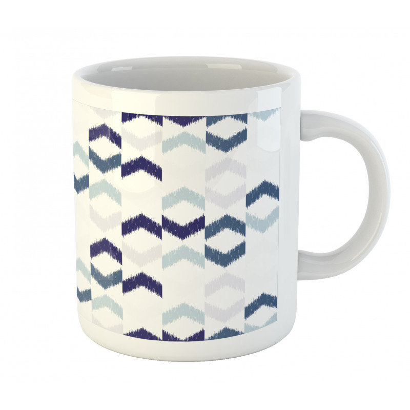 Ikat Chevron Zig Zag Mug