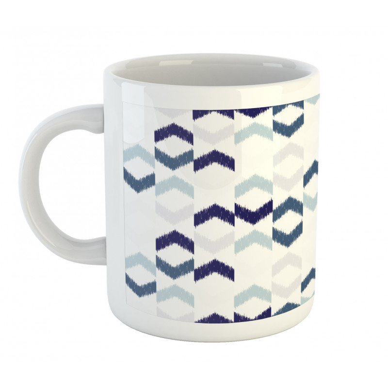 Ikat Chevron Zig Zag Mug