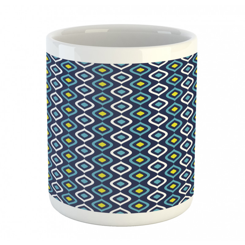 Abstract Leaf Form Spots Mug