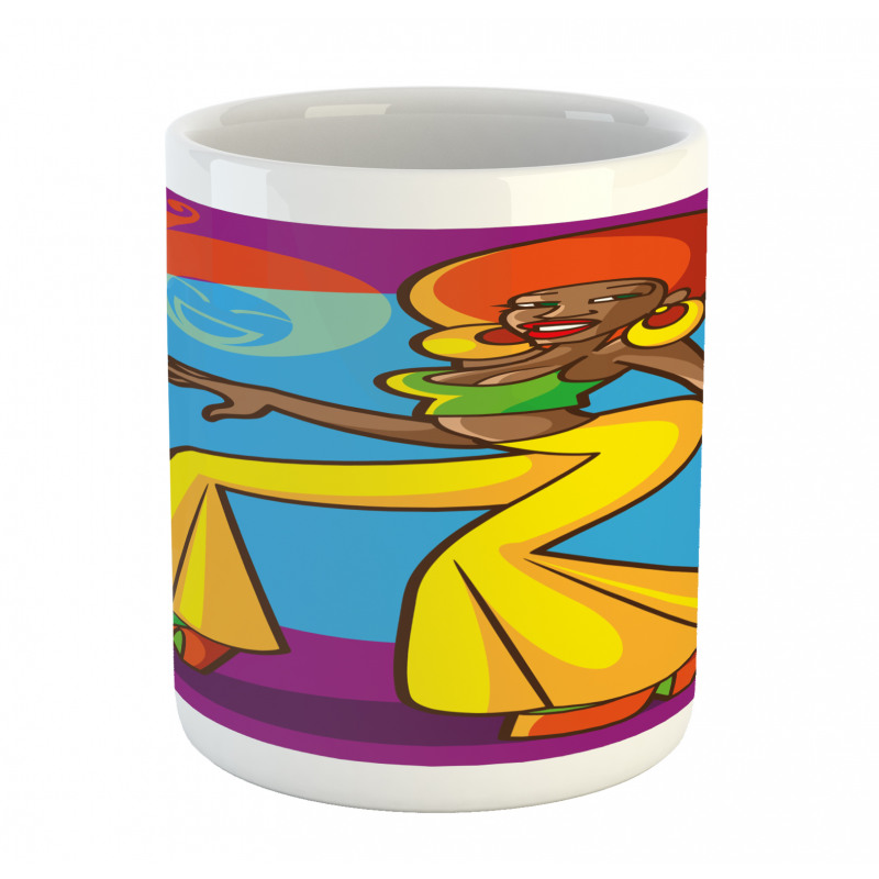 Afro Disco Lady Mug