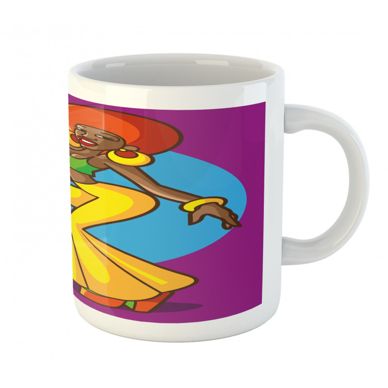 Afro Disco Lady Mug