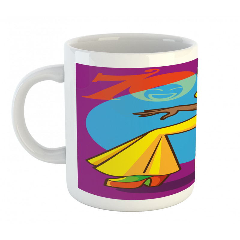 Afro Disco Lady Mug