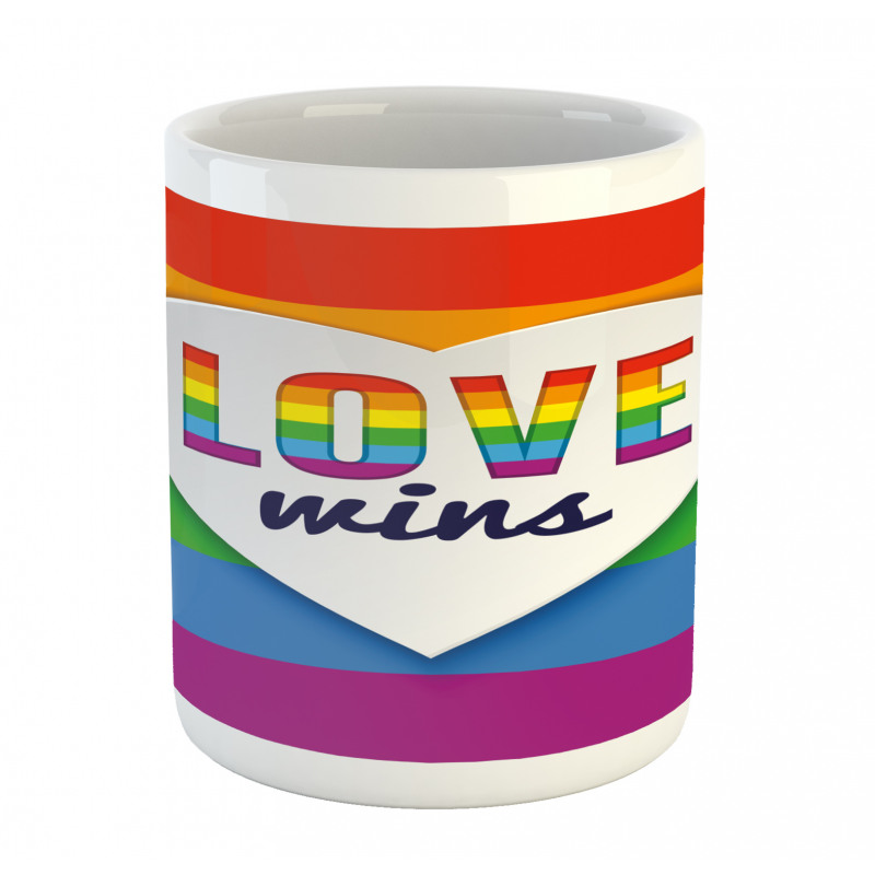 LGBT Pride Love Wins Mug