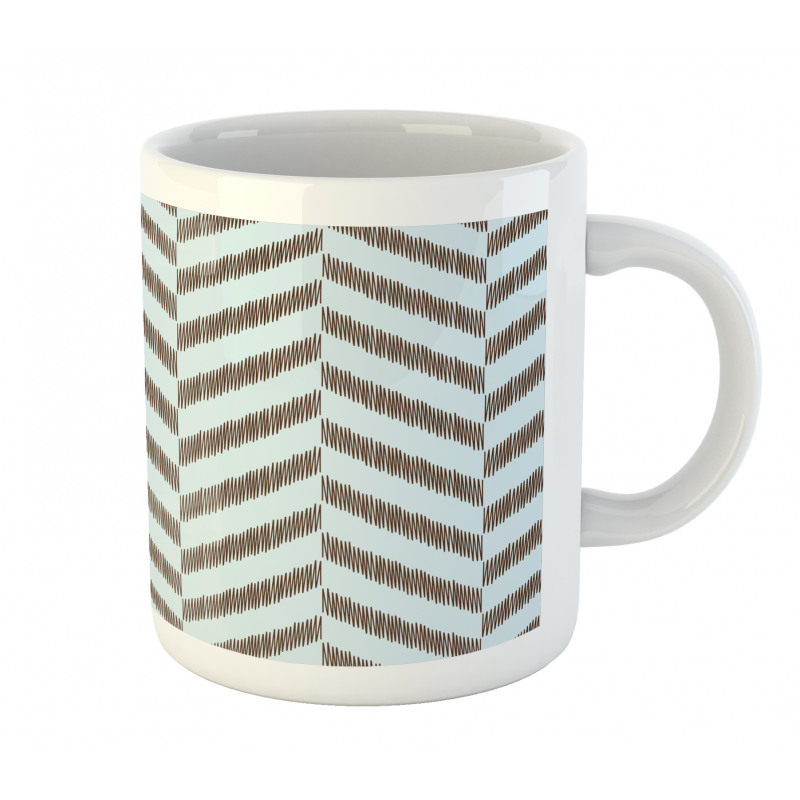 Sketchy Chevron Zig Zag Mug