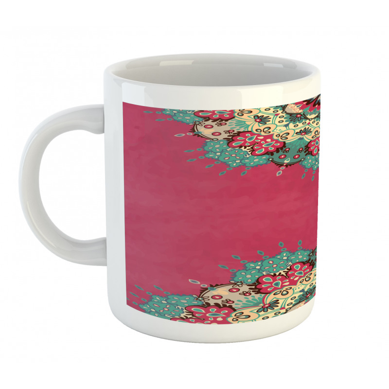 Eastern Boho Floral Mug