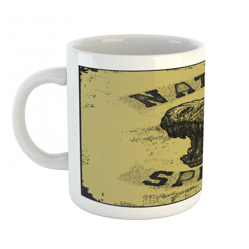 Roaring Portrait Wild Mug