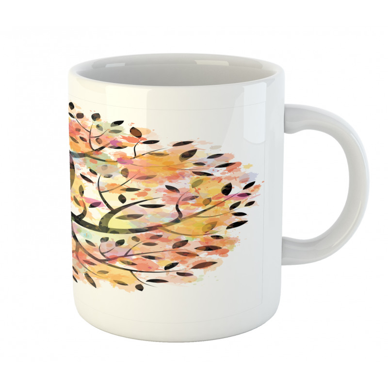 Spring Season Tree Leaves Mug