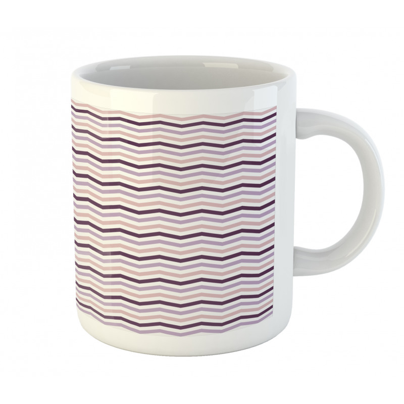 Zig Zag Waves Shapes Mug