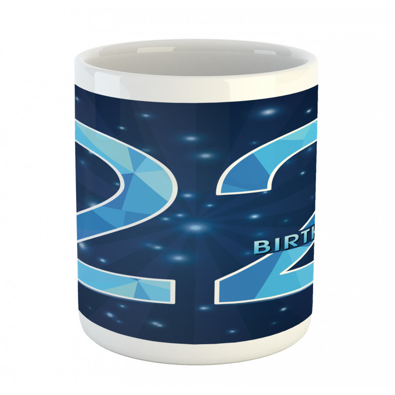 Happy Polygon Star Mug