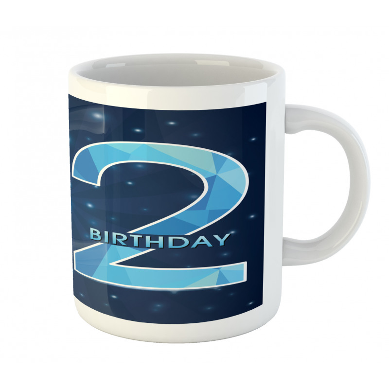 Happy Polygon Star Mug