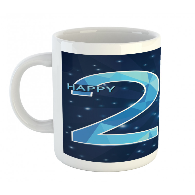 Happy Polygon Star Mug