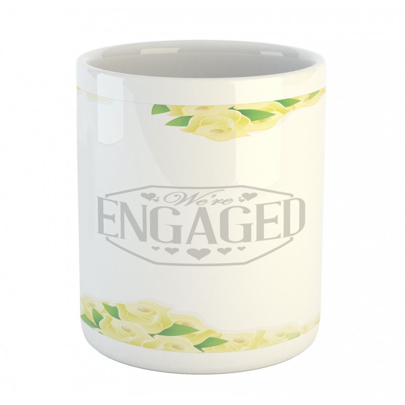 Roses and Leaves Mug