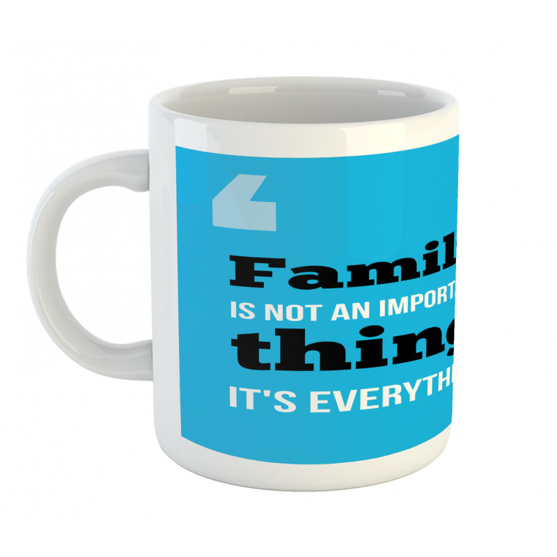Family Writing Mug
