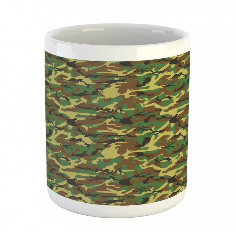 Woodland Abstract Jungle Mug