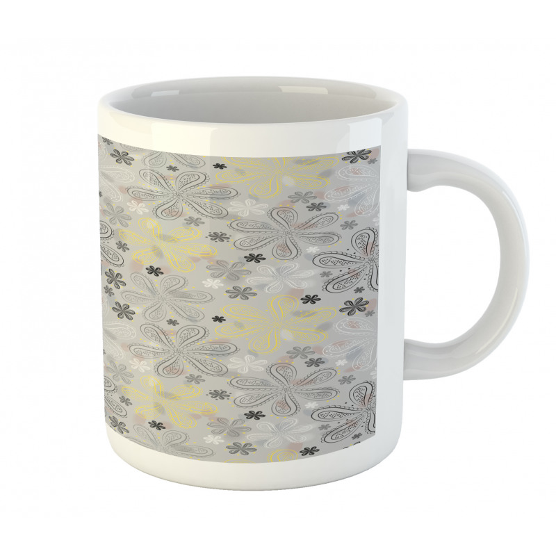 Style Yellow Flower Mug