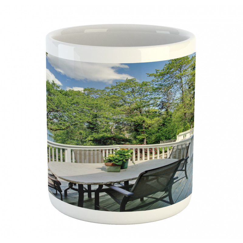 Home Patio Balcony Lake Mug