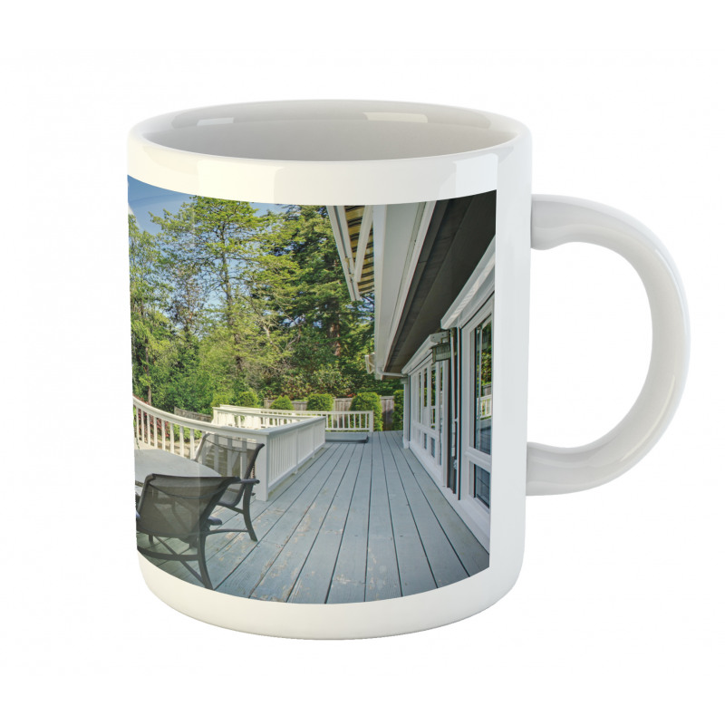 Home Patio Balcony Lake Mug